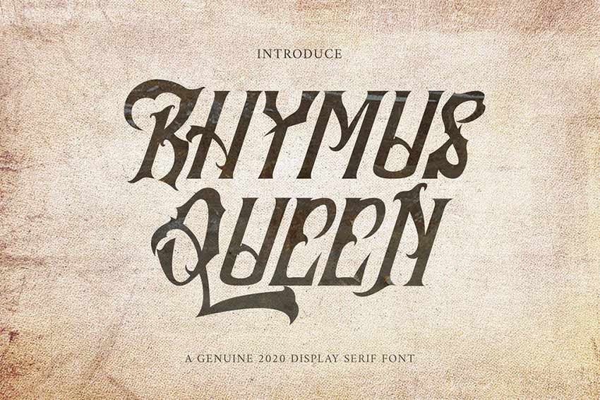 Rhymus Queen - Gothic Blackletter
